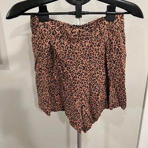 H&M Leopard Print Shorts
